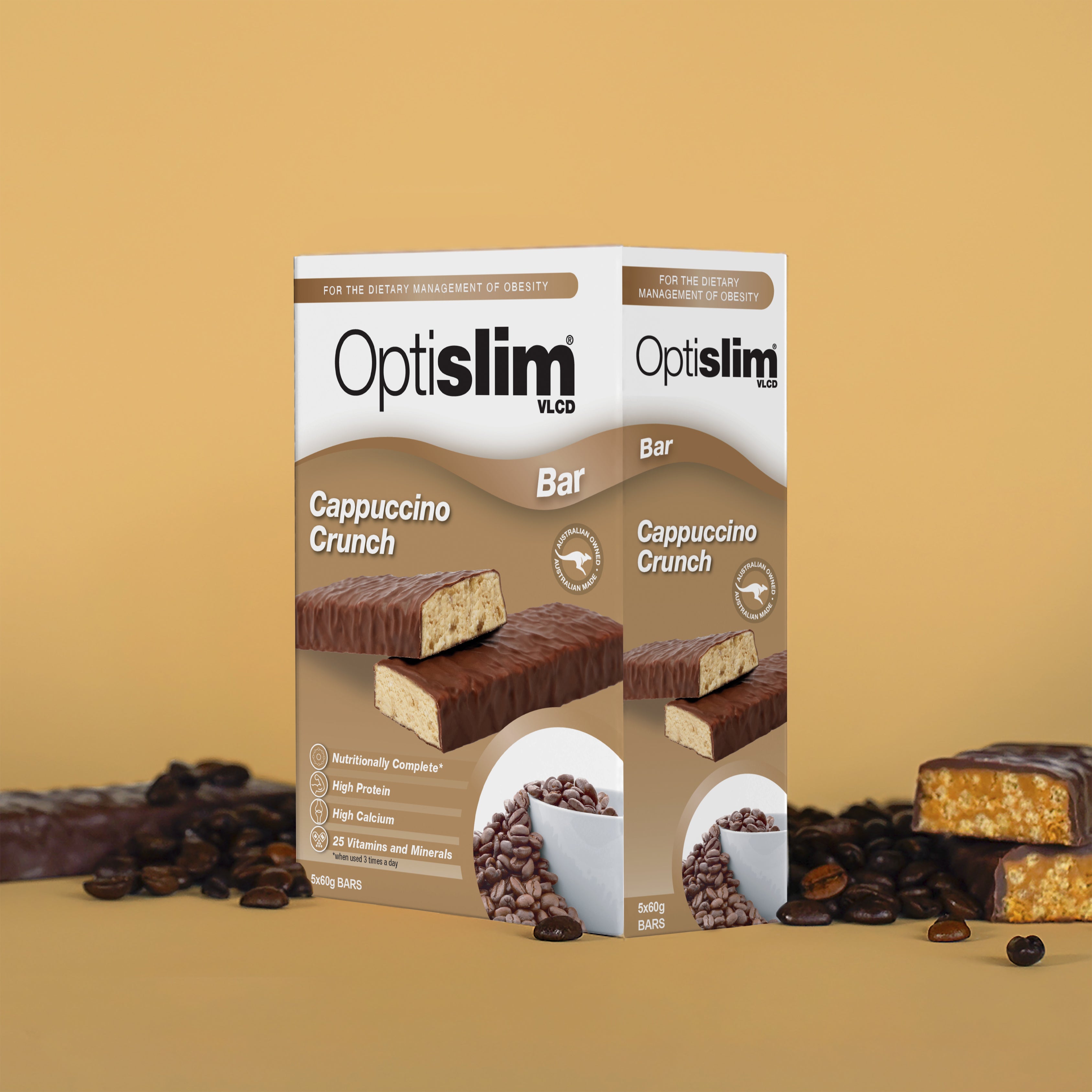 VLCD Bars Cappuccino Crunch - Optislim