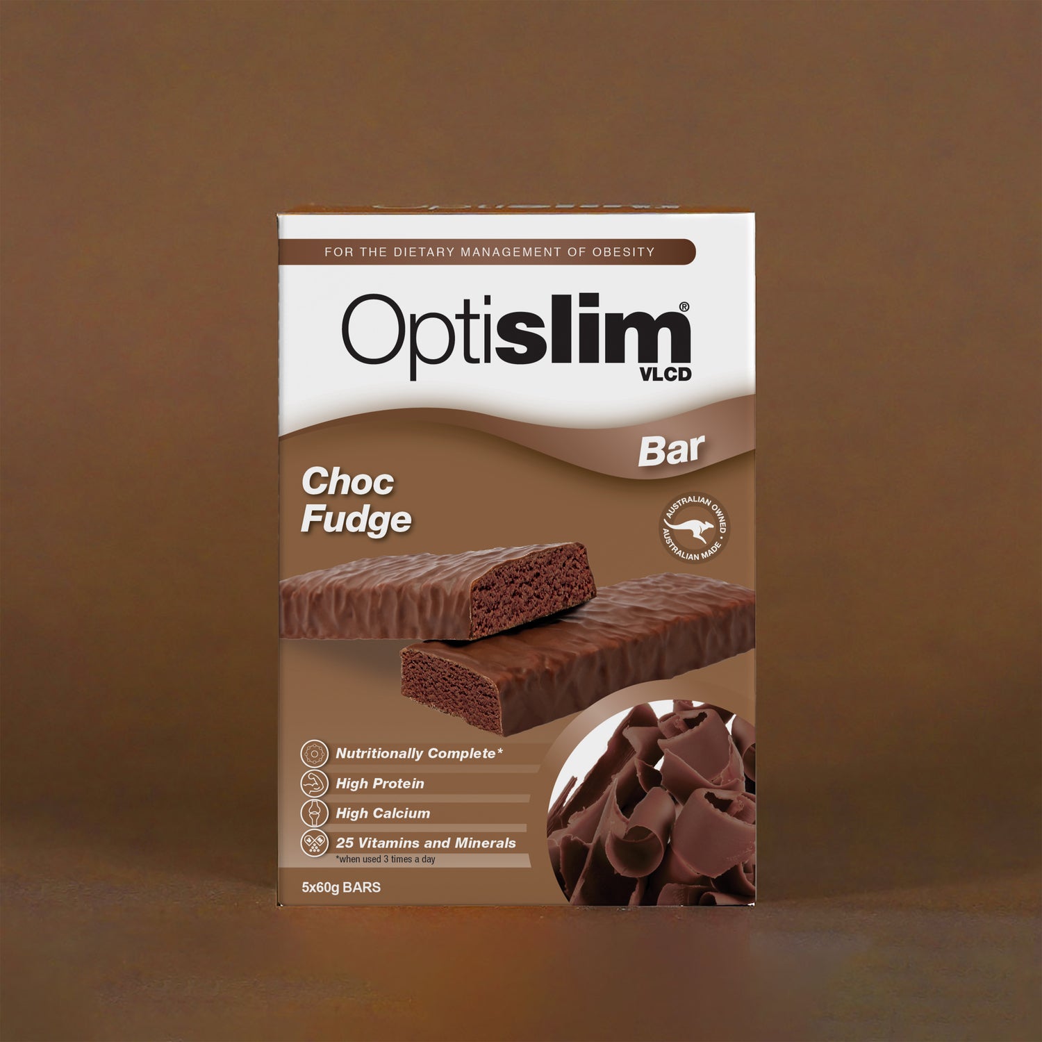 VLCD Bars Choc Fudge - Optislim