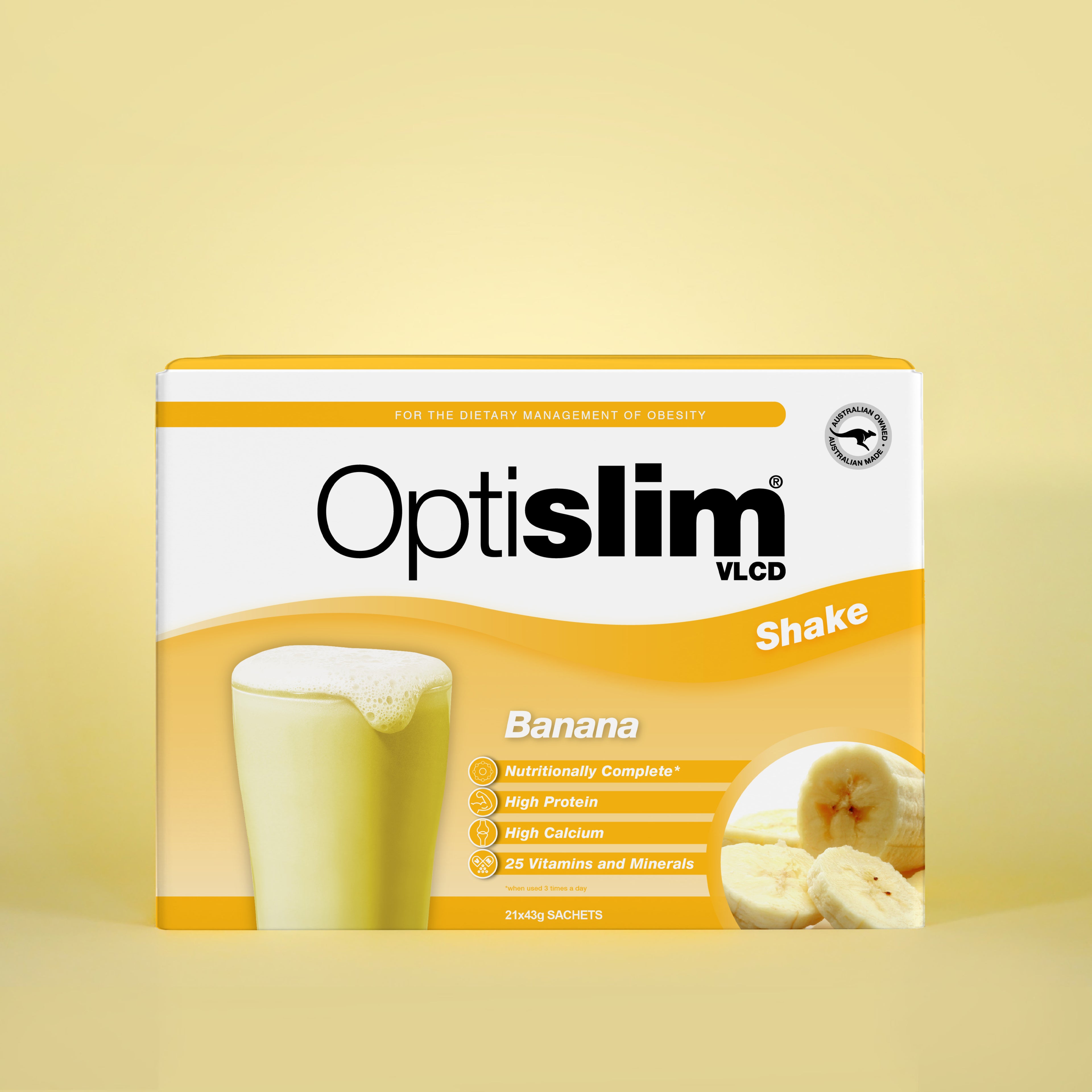 VLCD Meal Replacement Shake Banana - Optislim