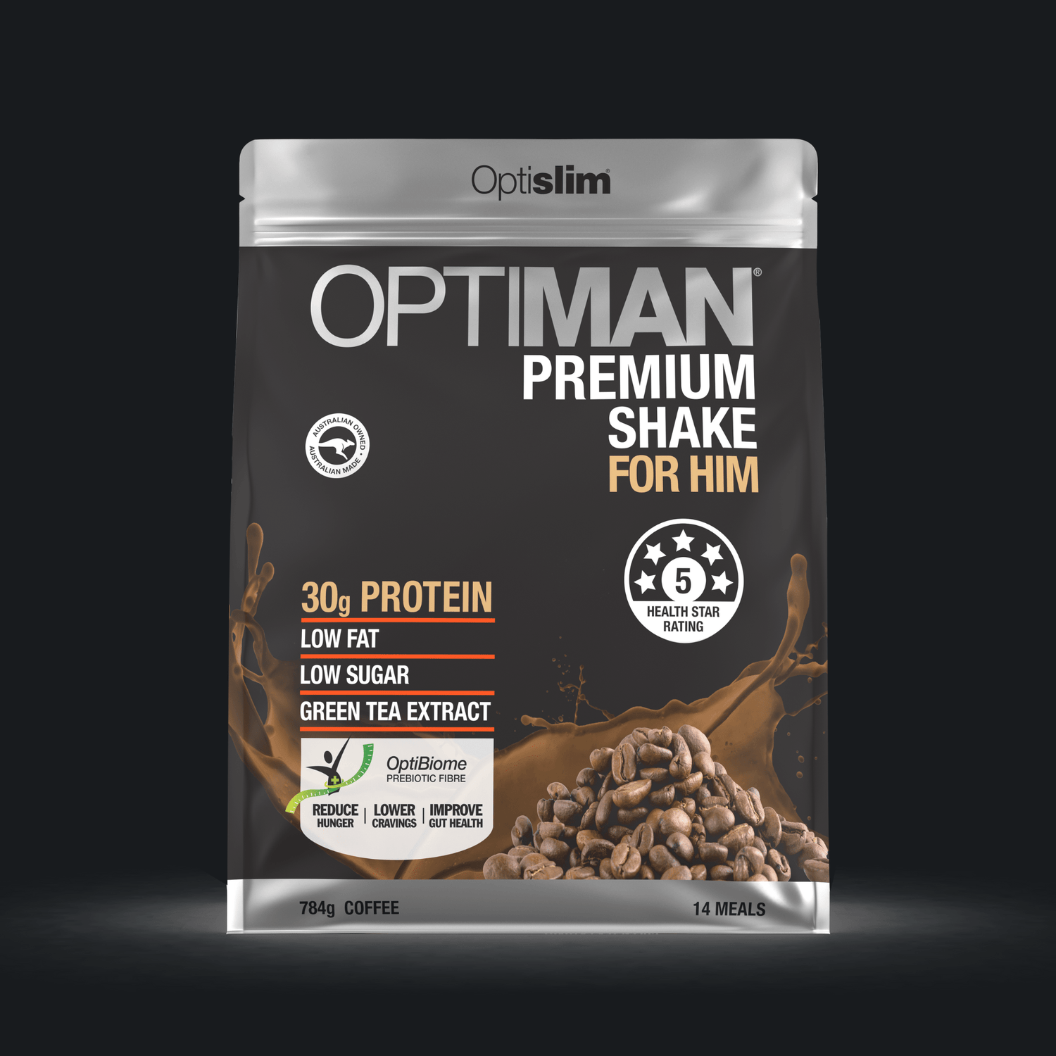 Optiman For Him - Coffee Shake - Optislim