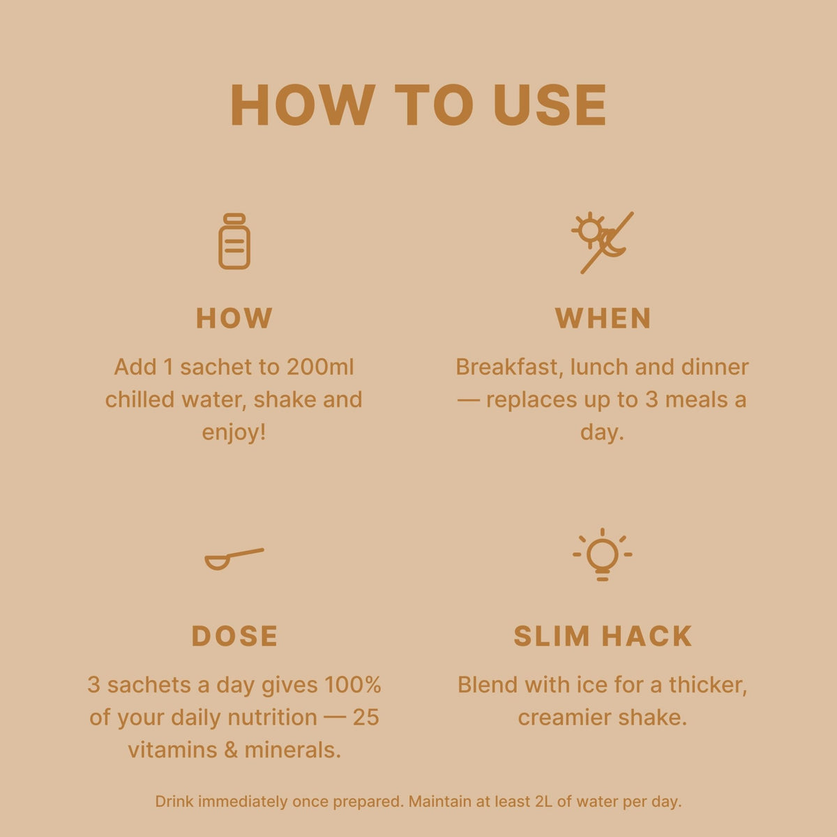 VLCD PLATINUM Shake Salted Caramel - 21 Meals - Optislim