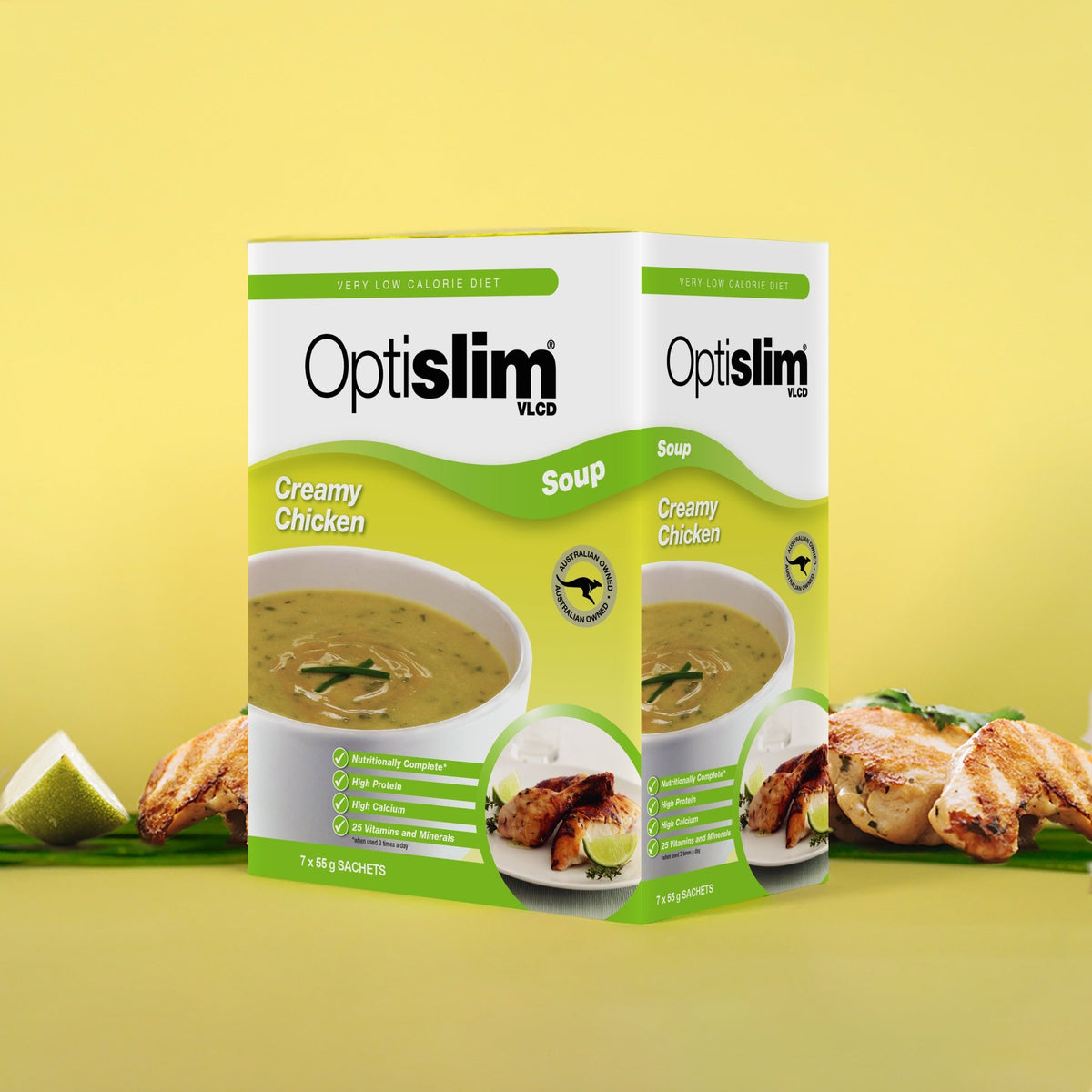 VLCD Soup Creamy Chicken - 7 Meals - Optislim
