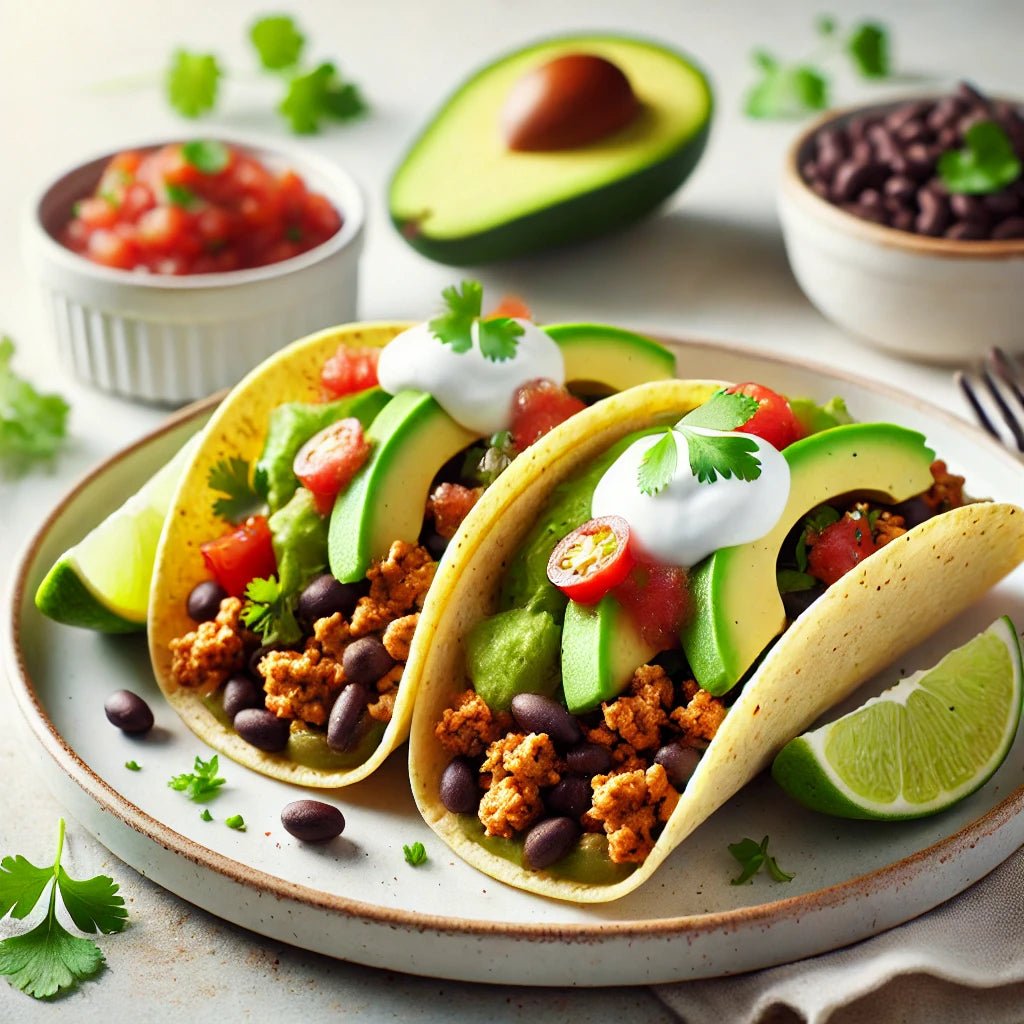 Turkey and Black Bean Tacos - Optislim