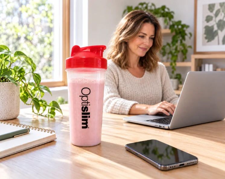 An Optislim shake on the go