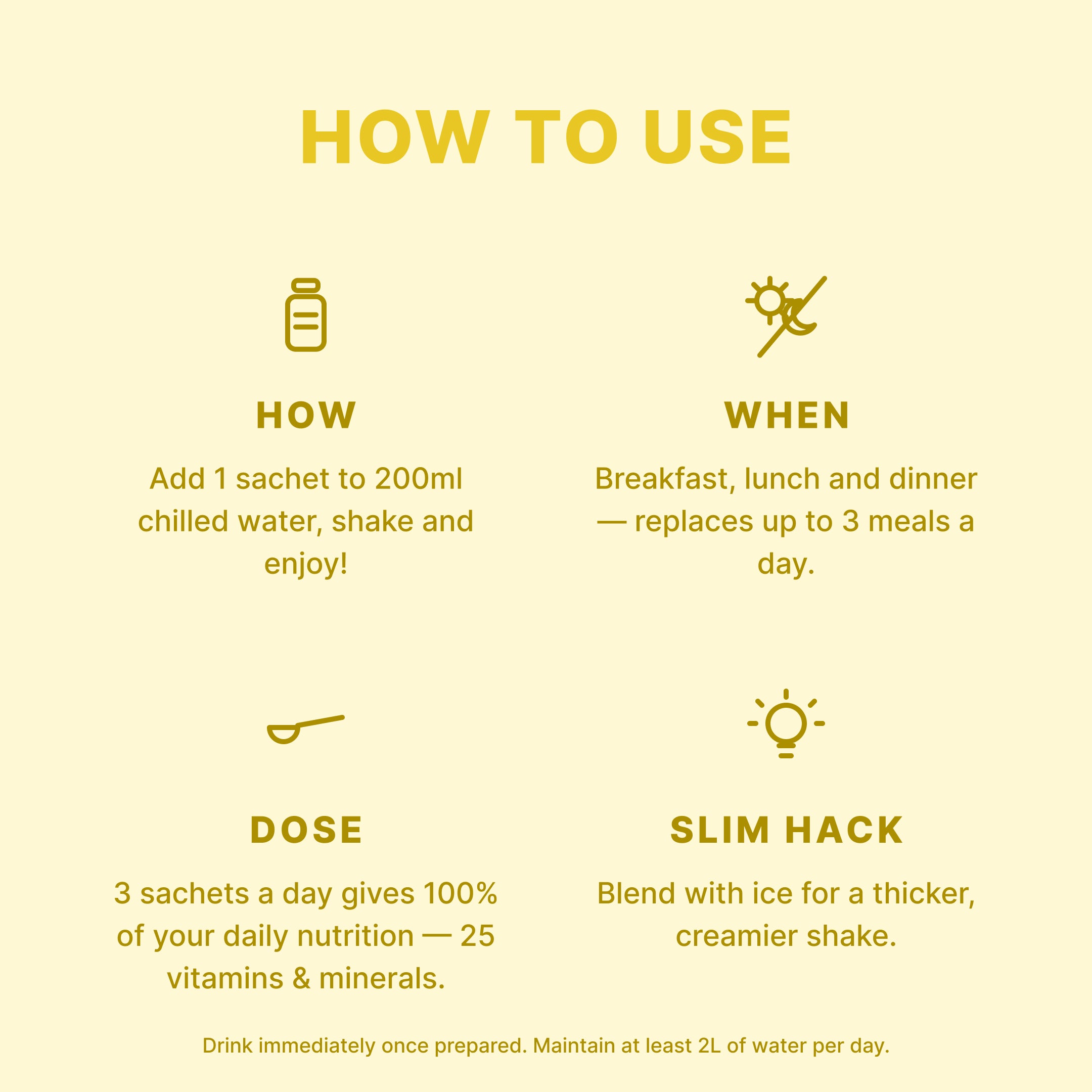 VLCD Classic Shake Banana - 21 Meals