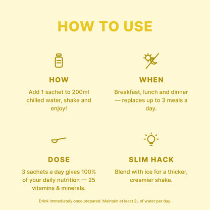 VLCD Classic Shake Banana - 21 Meals
