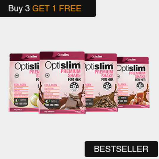 Buy 3 GET 1 FREE Optislim Shakes - 56 Meals