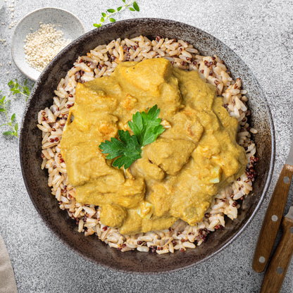 Chicken Korma and Vegetable with Brown Rice &amp; Quinoa (300g) - Optislim
