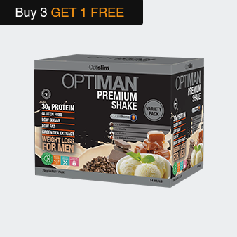 Optiman For Him Shake Variety Pack - 14 Meals