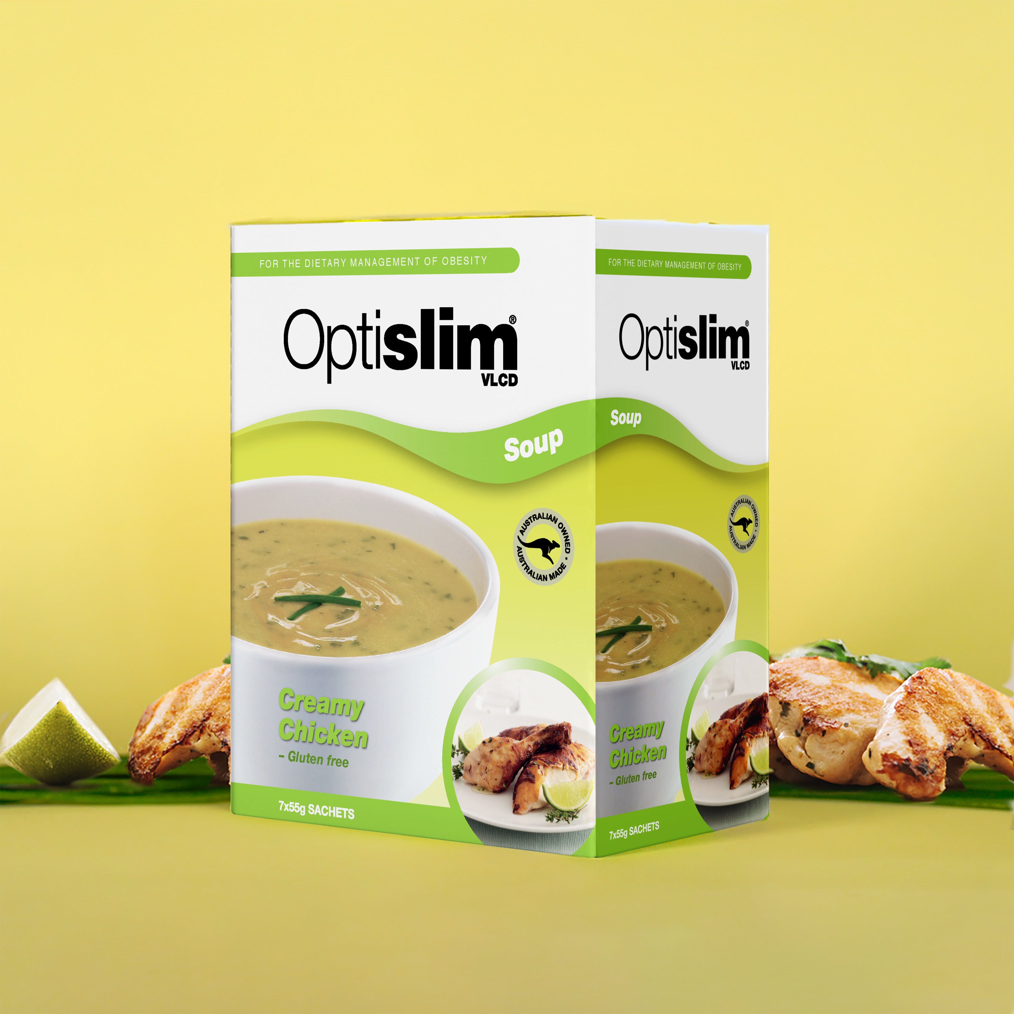 VLCD Soup Creamy Chicken - 7 Meals - Optislim