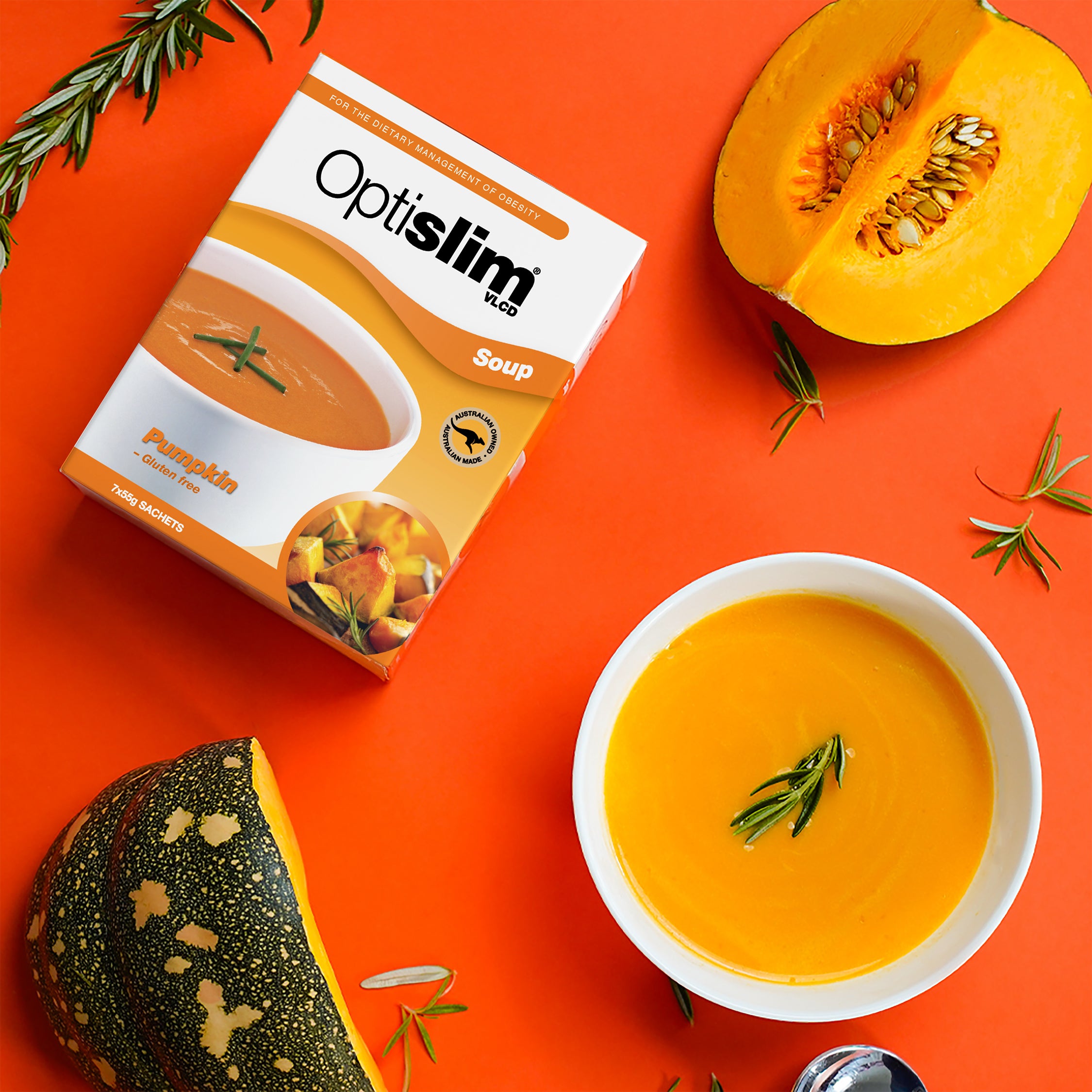 VLCD Soup Pumpkin - 7 Meals - Optislim
