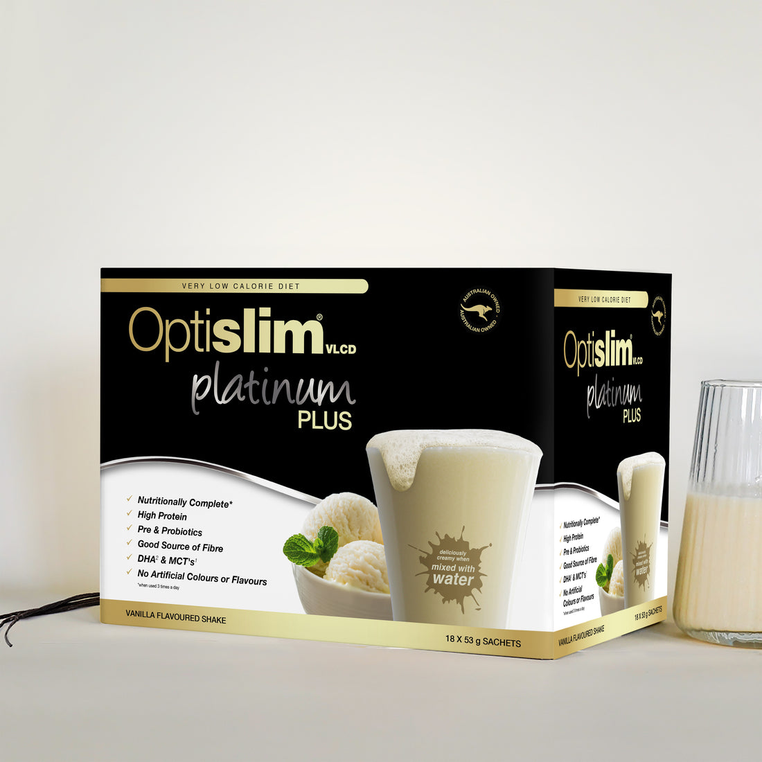 VLCD PLATINUM PLUS Shake Vanilla - 18 Meals