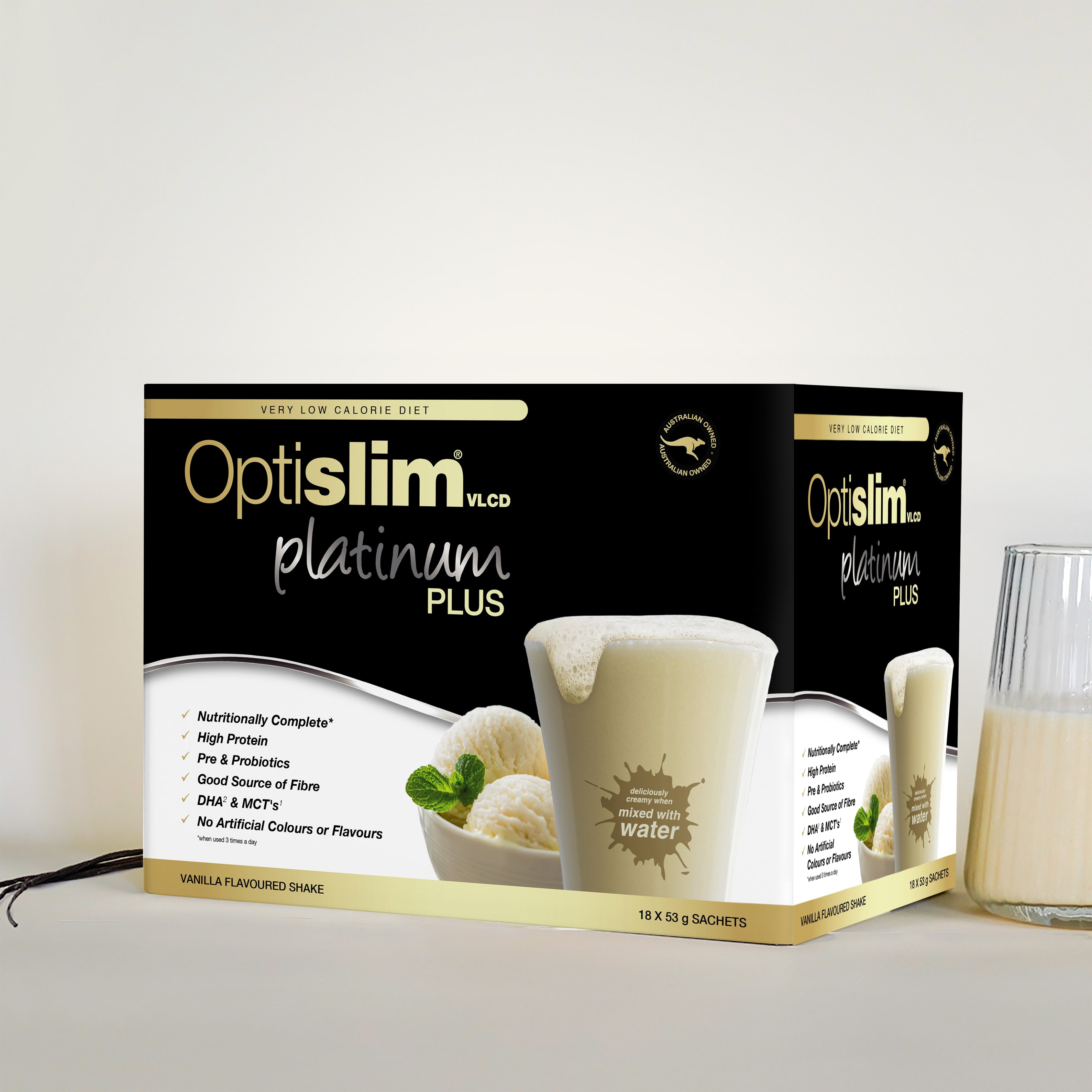 VLCD PLATINUM PLUS Shake Vanilla - 18 Meals
