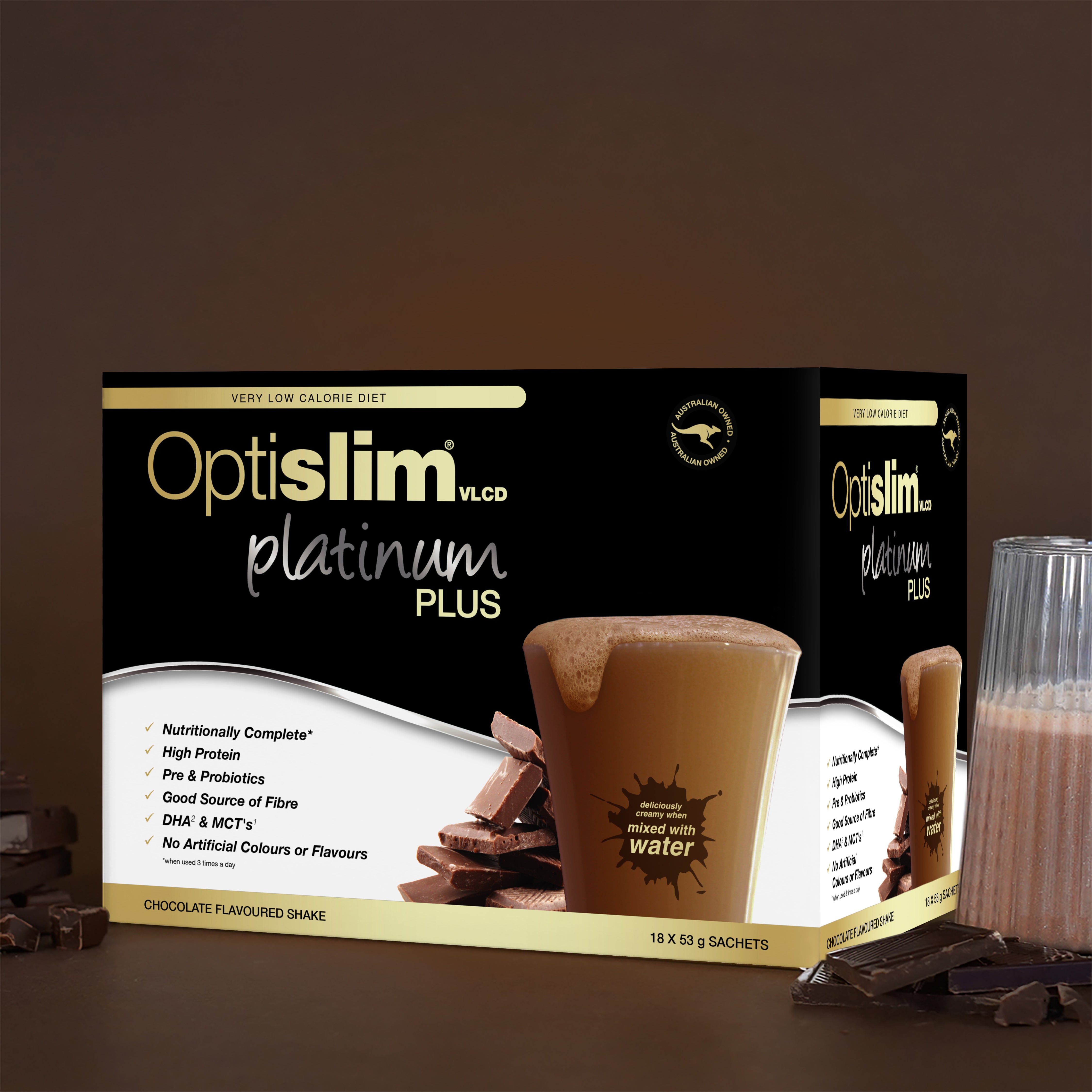 Optifast VLCD Vanilla Weight Loss Shake – 18 X 53g Sachets, Meal Replacement