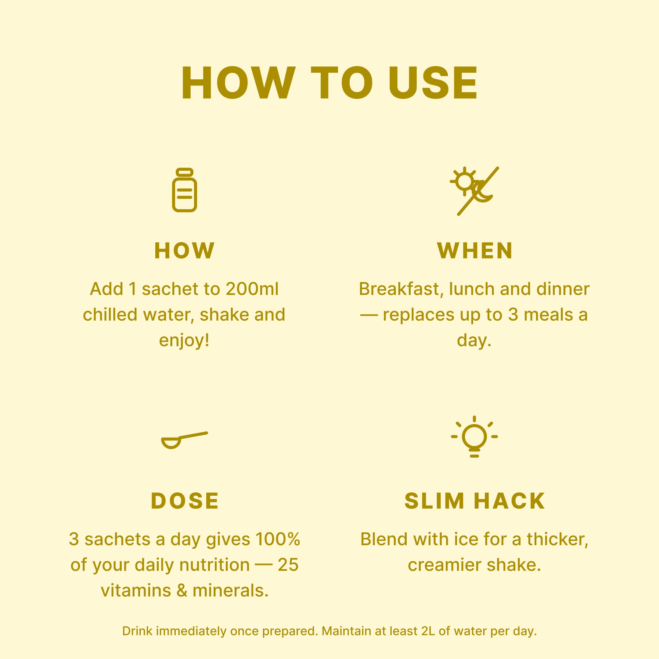 VLCD PLATINUM Shake Banana - 21 Meals