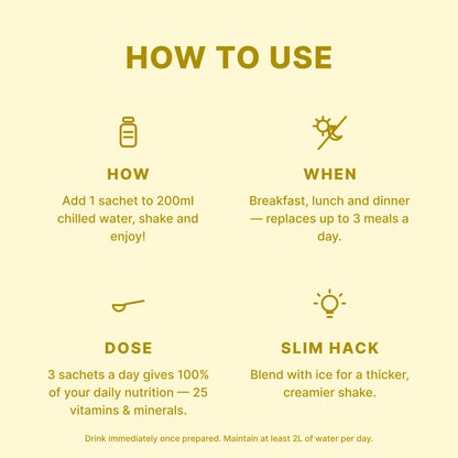 VLCD PLATINUM Shake Banana - 21 Meals