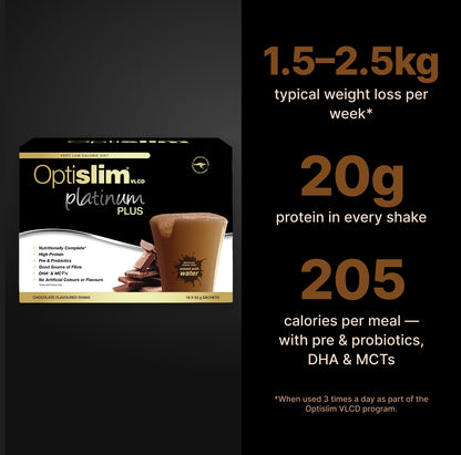 VLCD PLATINUM PLUS Shake Chocolate - 18 Meals