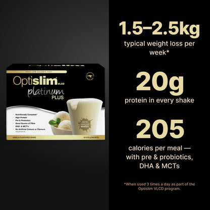 VLCD PLATINUM PLUS Shake Vanilla - 18 Meals