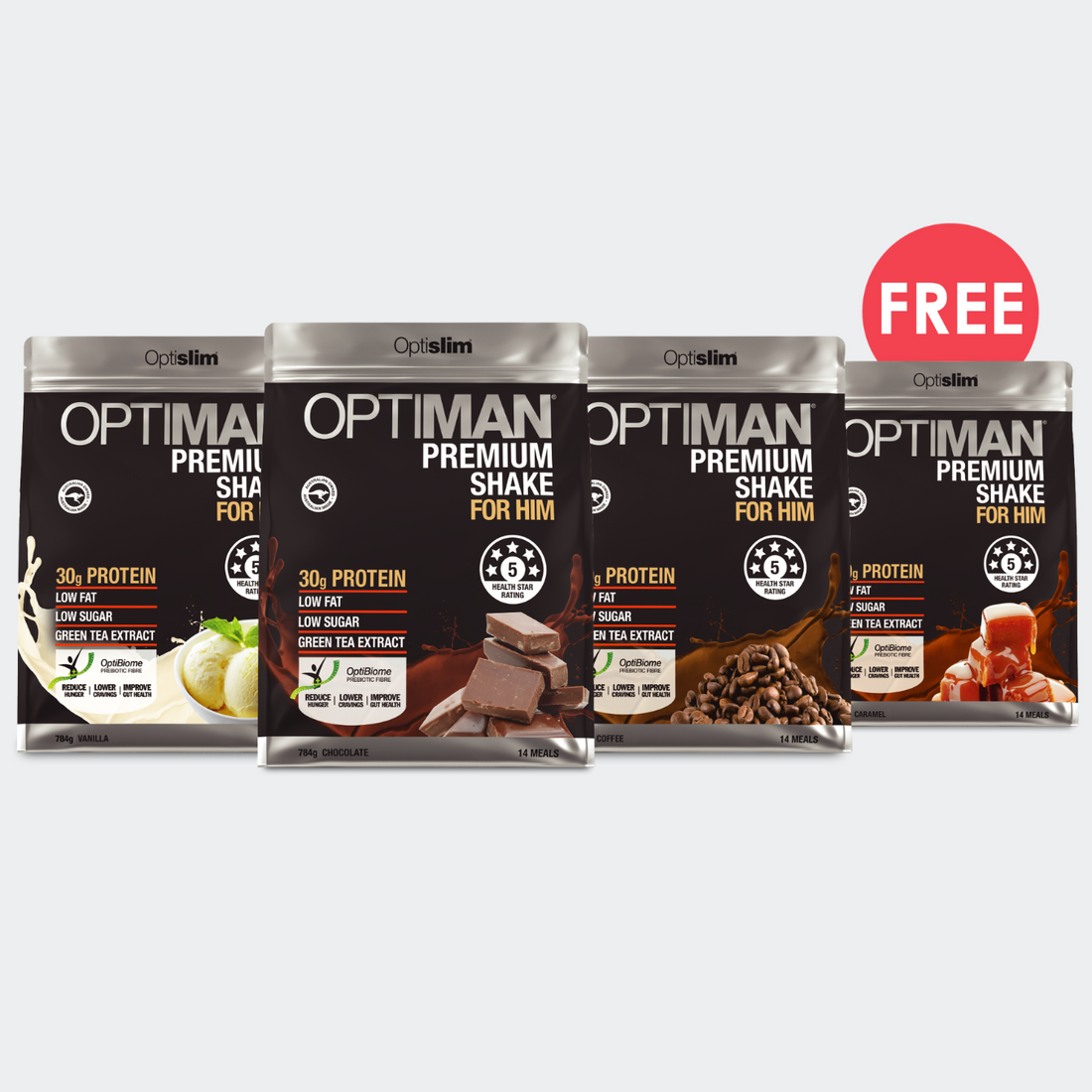 Buy 3 Get 1 FREE Optiman Bundle