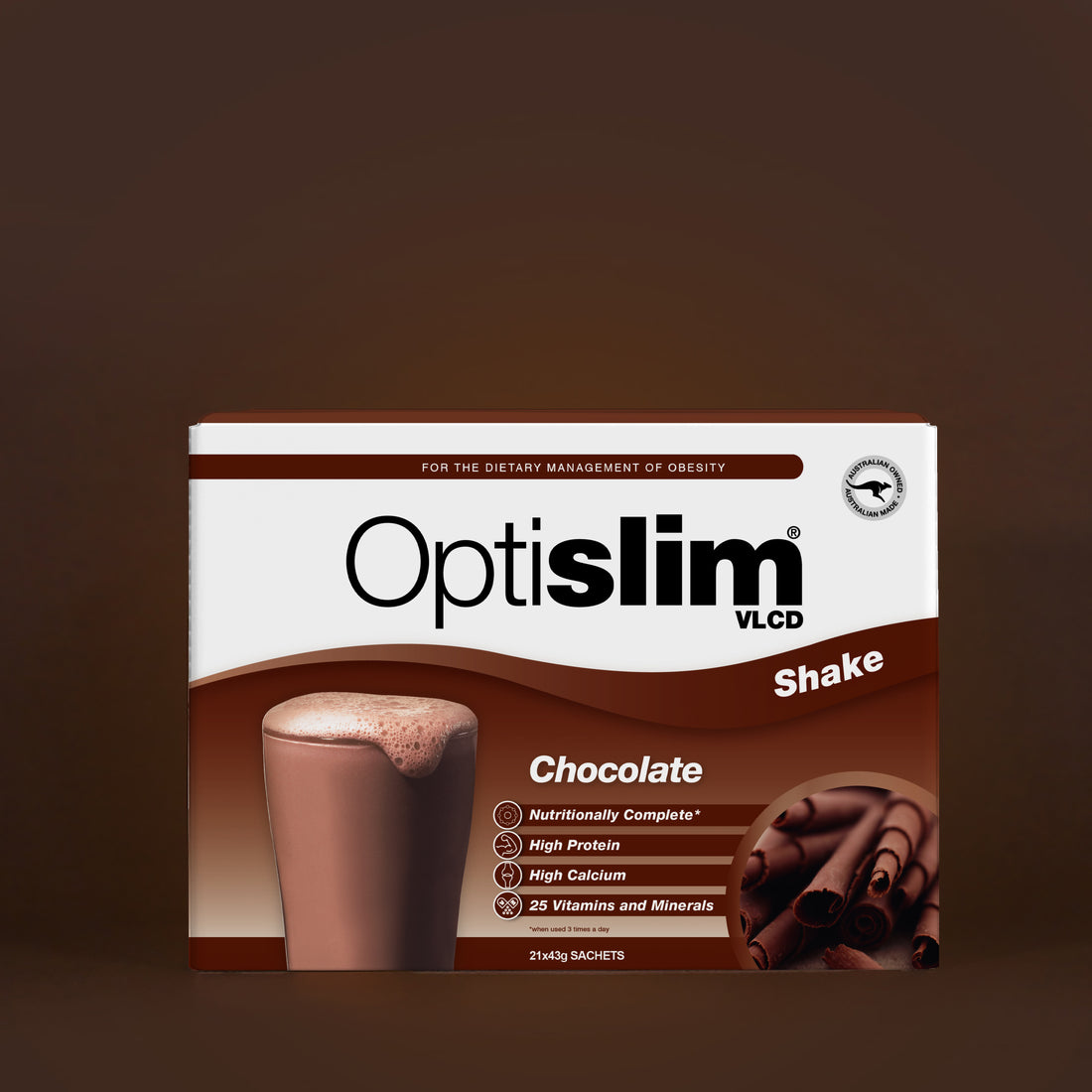 VLCD Meal Replacement Shake Chocolate - Optislim