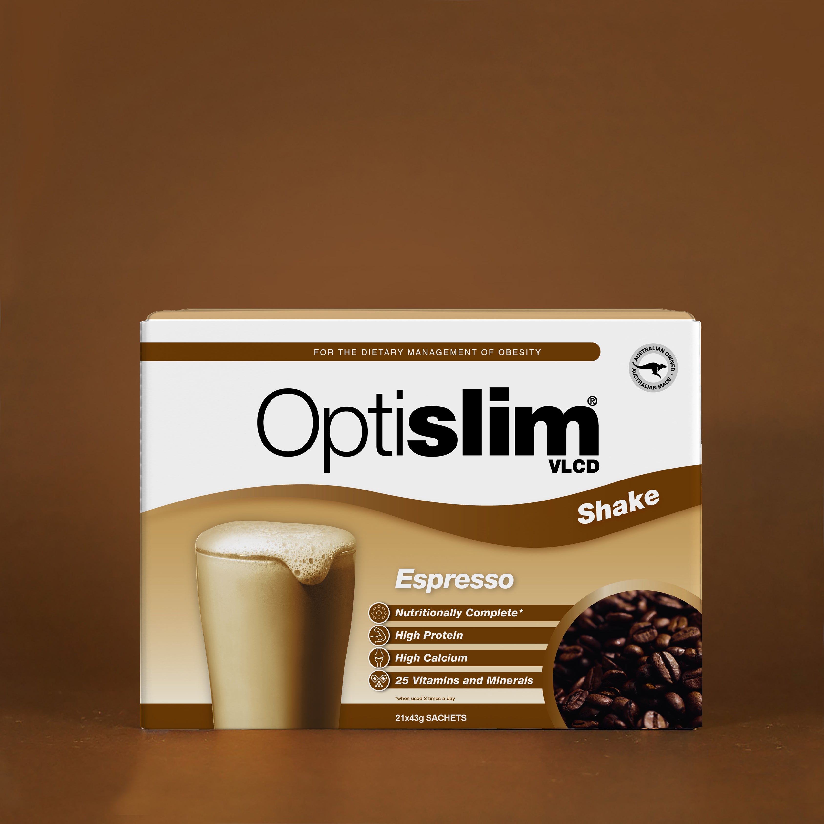 VLCD Meal Replacement Shake Espresso - Optislim