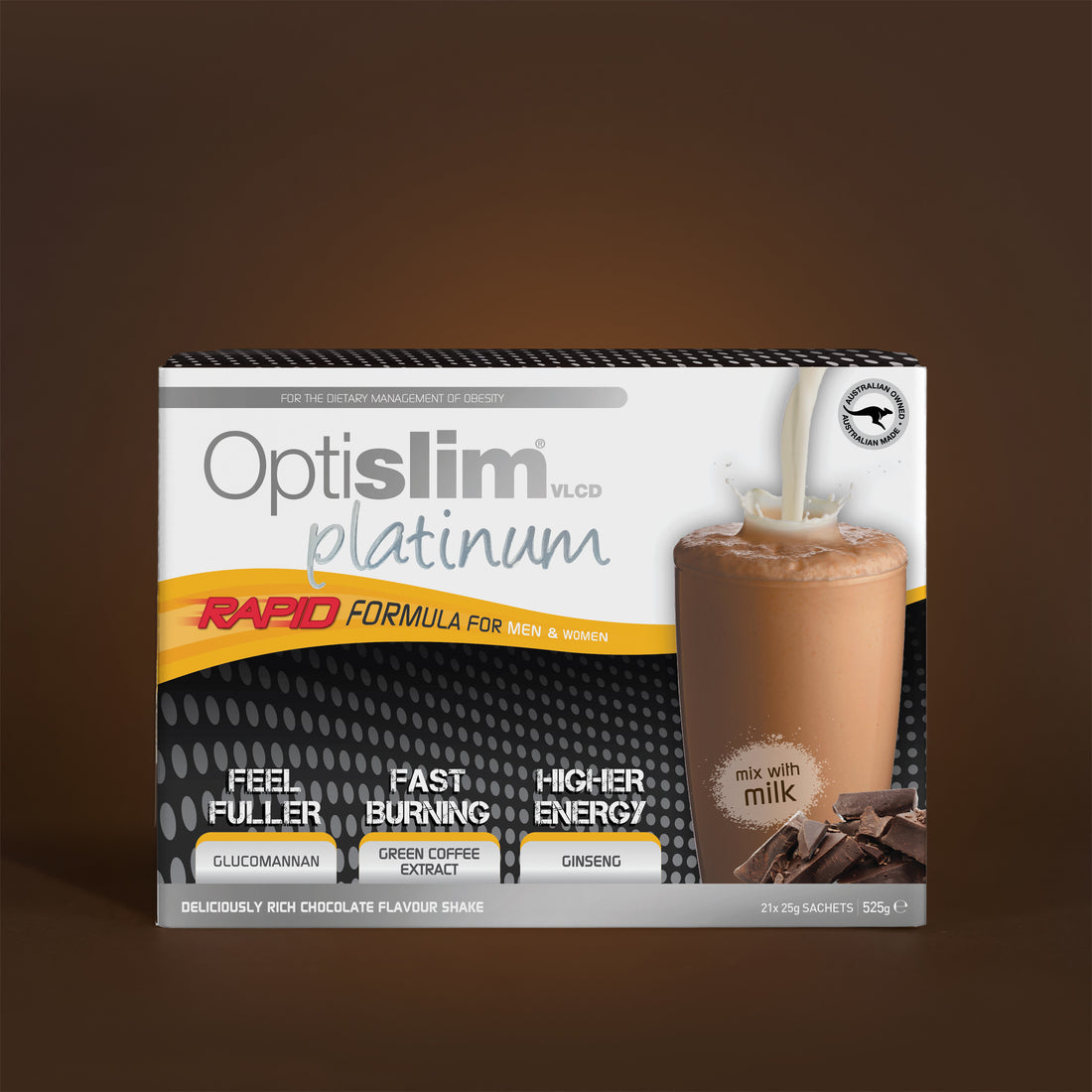 VLCD PLATINUM Shake Chocolate - Optislim