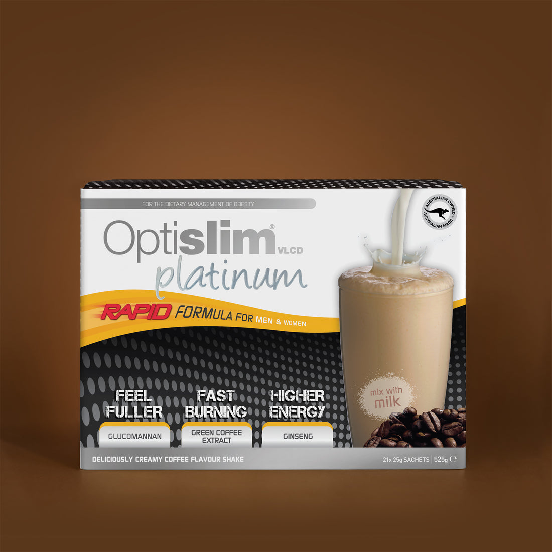 VLCD PLATINUM Shake Coffee - Optislim