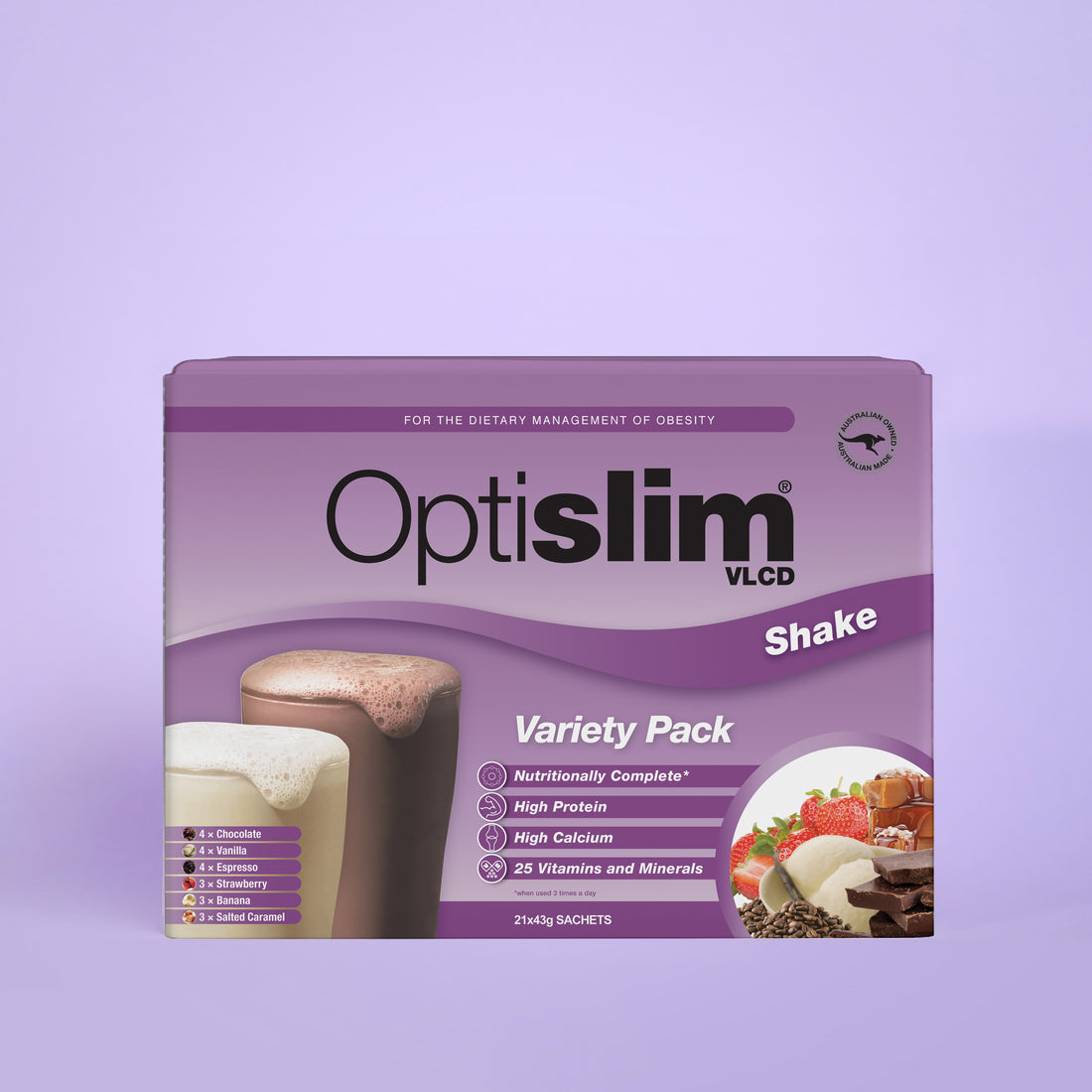 VLCD Shake Variety Pack - 21 Meals