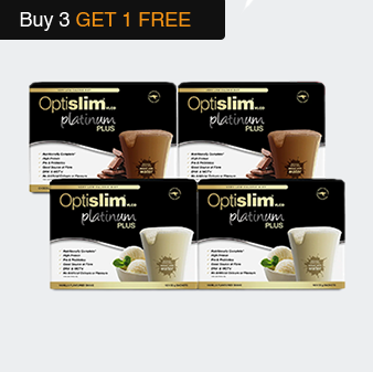 Buy 3 GET 1 FREE Plat Plus Shakes - 72 Meals
