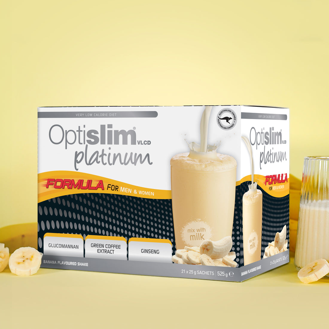 VLCD PLATINUM Shake Banana - 21 Meals