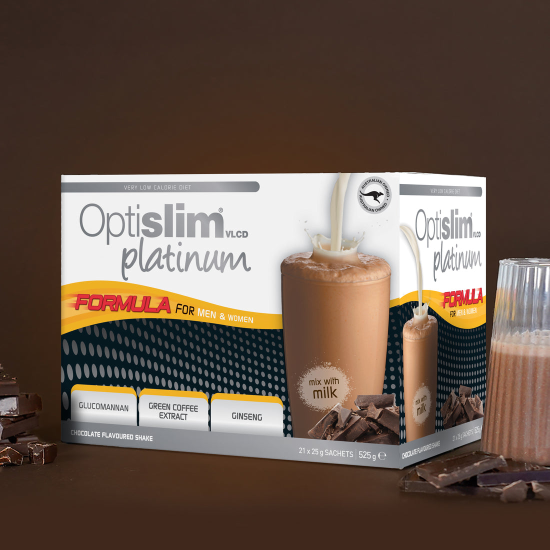 VLCD PLATINUM Shake Chocolate - 21 Meals