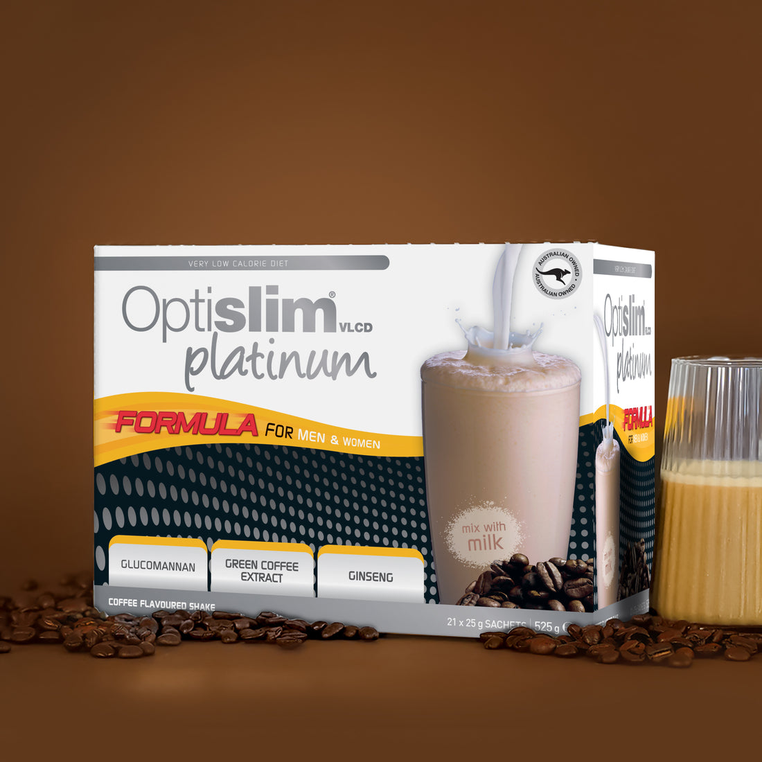 VLCD PLATINUM Shake Coffee - 21 Meals