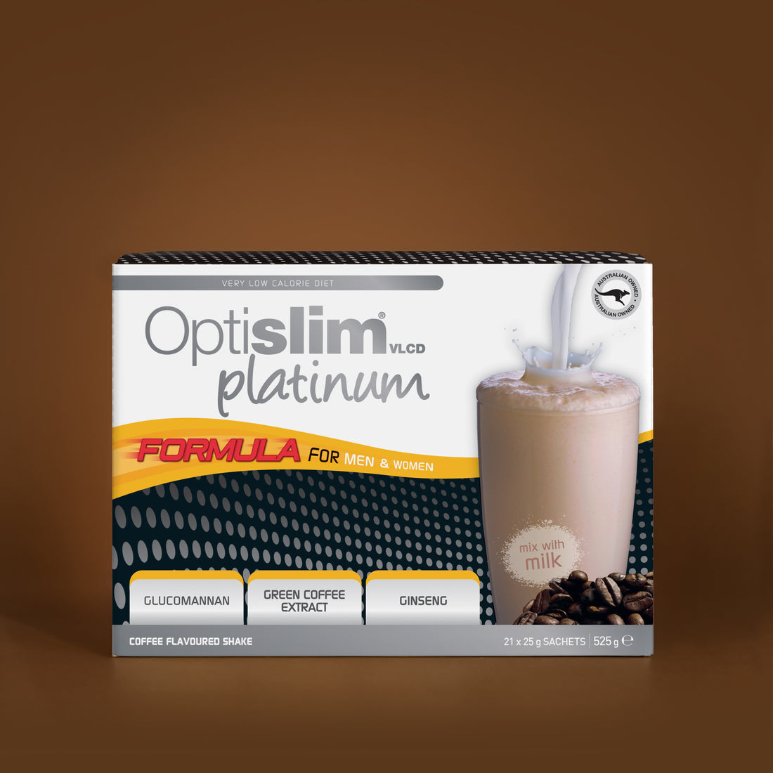 VLCD PLATINUM Shake Coffee - 21 Meals