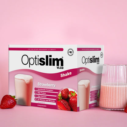 VLCD Meal Replacement Shake Strawberry - Optislim