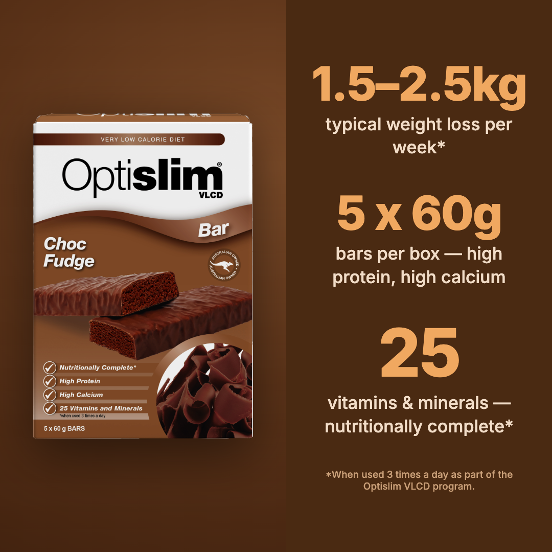 VLCD Bar Choc Fudge - 5 Meals