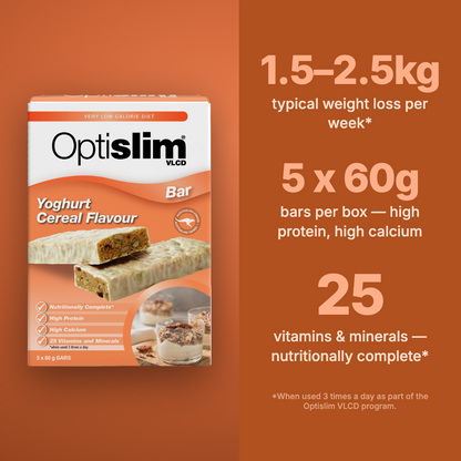 VLCD Bars Yoghurt Cereal - 5 Meals