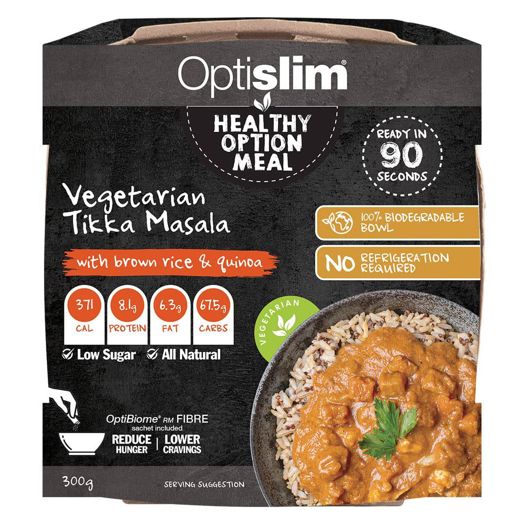 Vegetarian Tikka Masala with Brown Rice &amp; Quinoa - Optislim