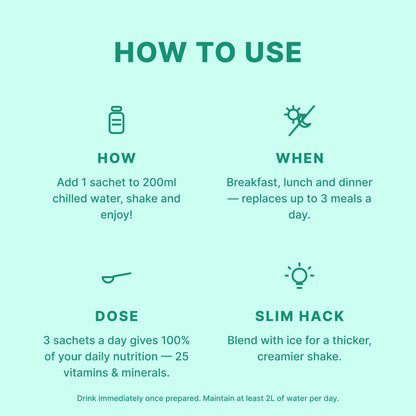 VLCD Classic Shake Choc Mint - 21 Meals - Optislim
