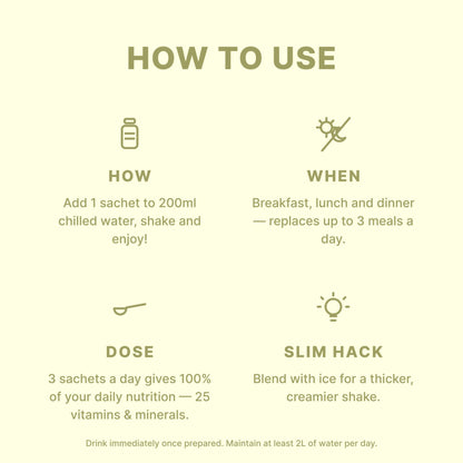 VLCD Classic Shake Vanilla - 21 Meals - Optislim